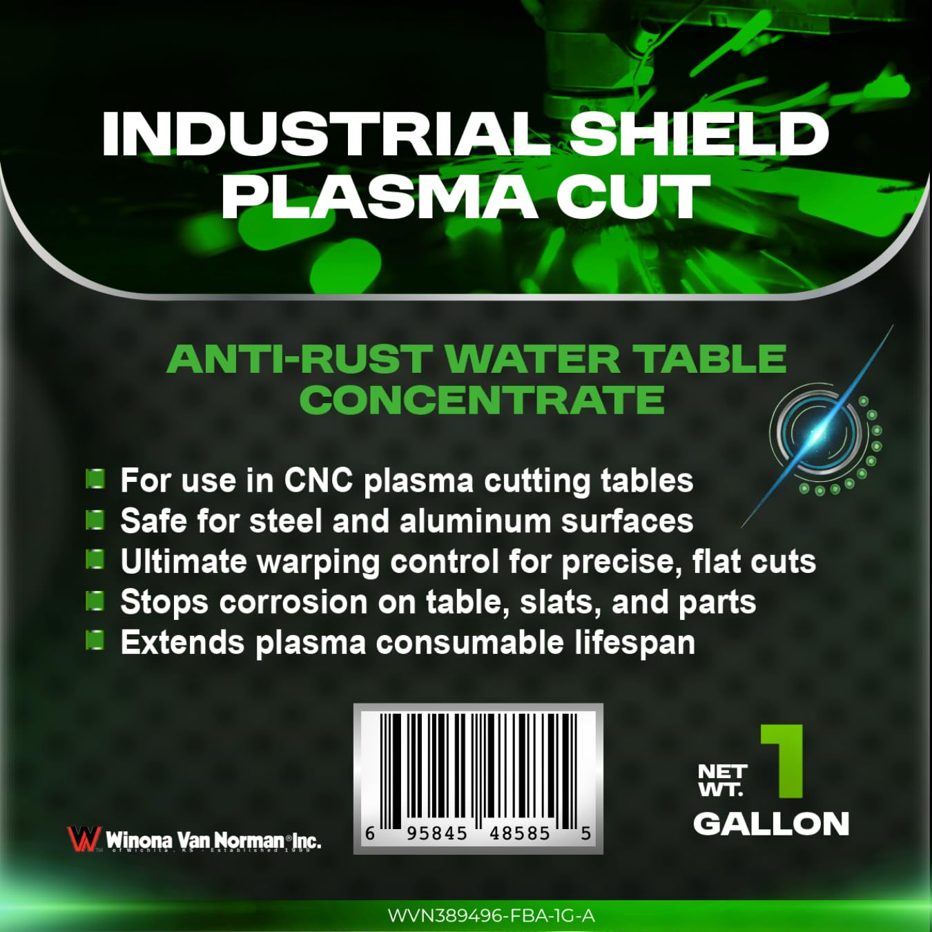Industrial Shield Plasma Cut