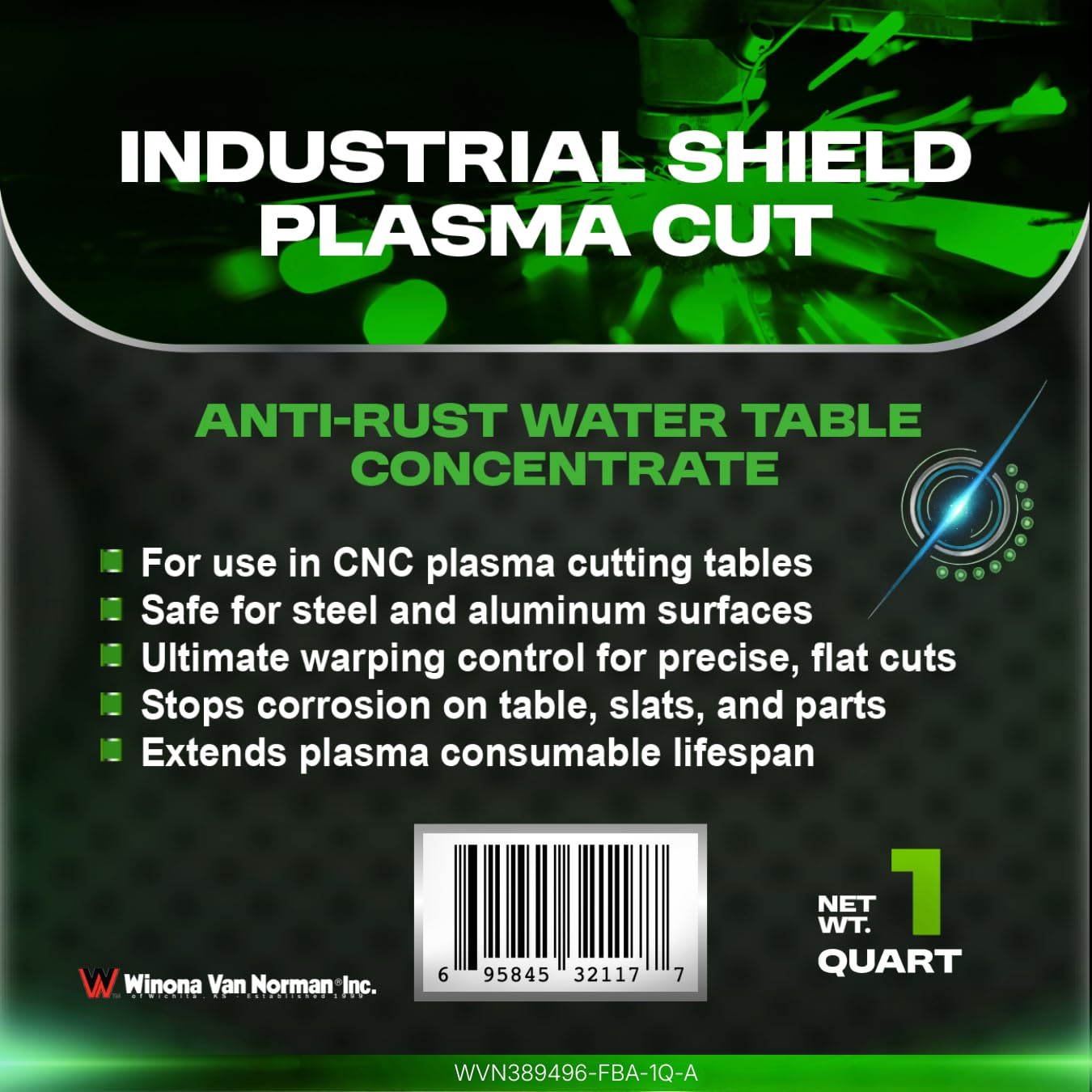 Industrial Shield Plasma Cut